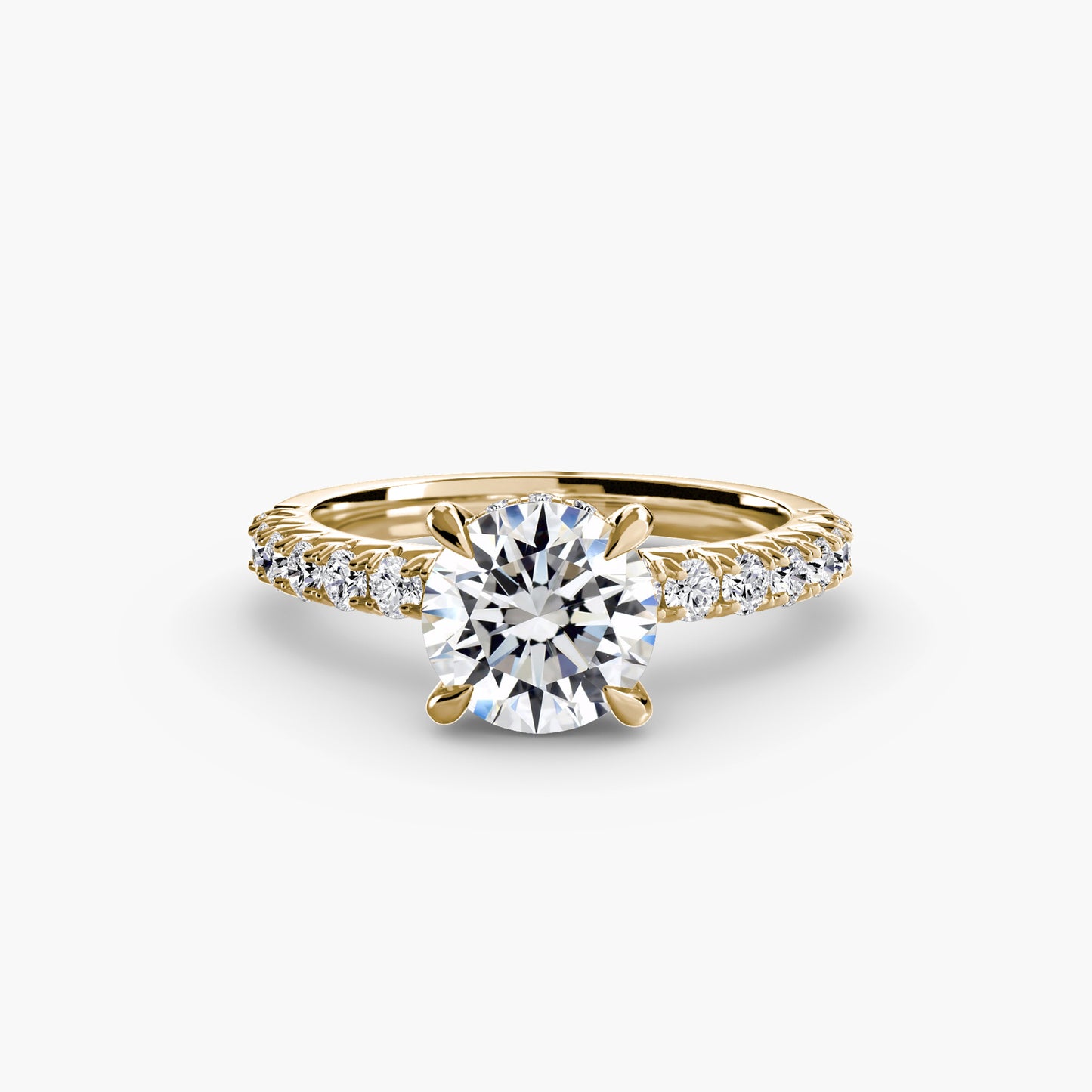 Solitaire with Pavé 6