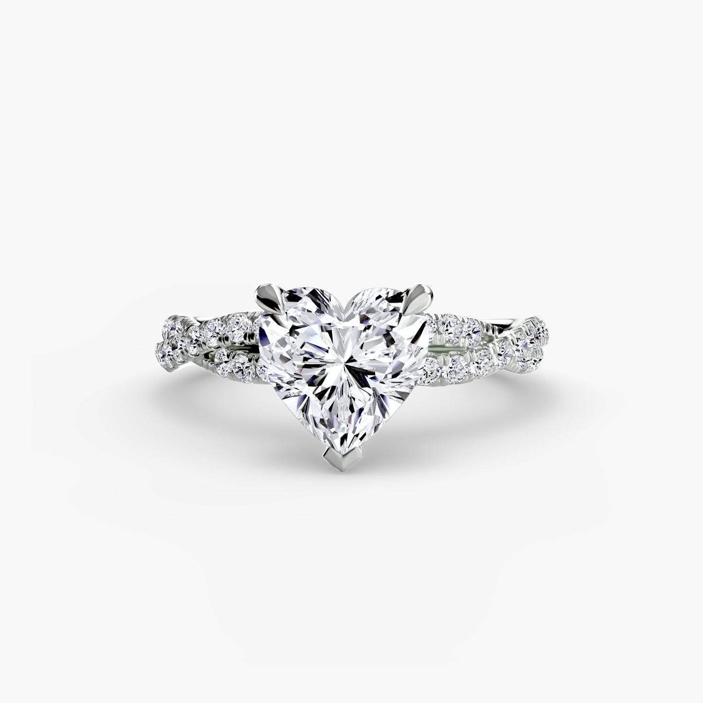 The Twisted Pavé Solitaire
